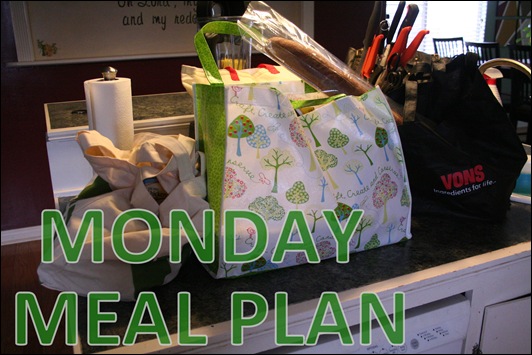 monday meal plan